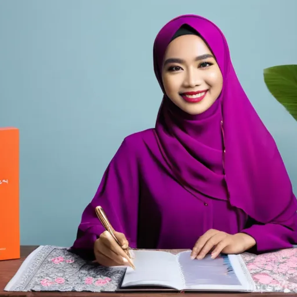 라이브 커머스에서 인기 상품 추천하기 - **Prompt: Interactive Fashion & Beauty Live Commerce in Malaysia**
"A vibrant and stylish young ...
